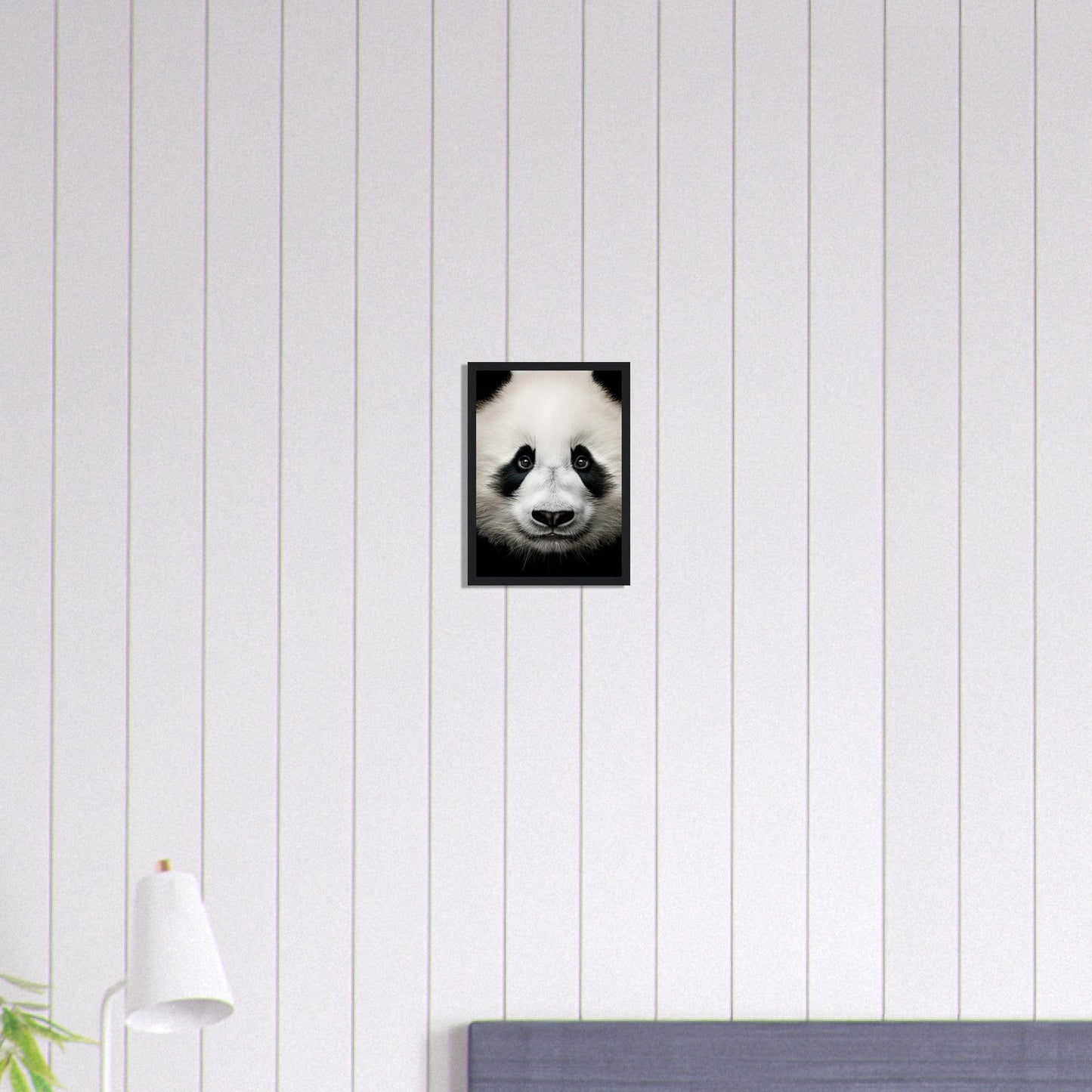 Canvanation Print Material A4 21x29.7 cm / 8x12″ Tableau Photo Noir Et Blanc-Animaux-Panda