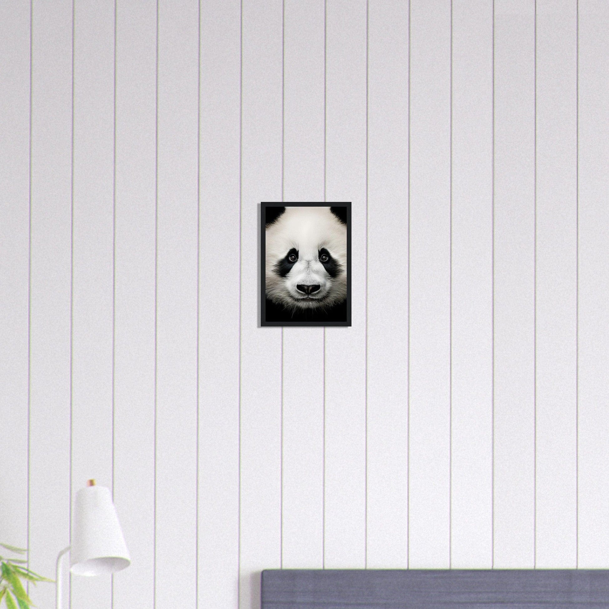 Canvanation Print Material A4 21x29.7 cm / 8x12″ Tableau Photo Noir Et Blanc-Animaux-Panda