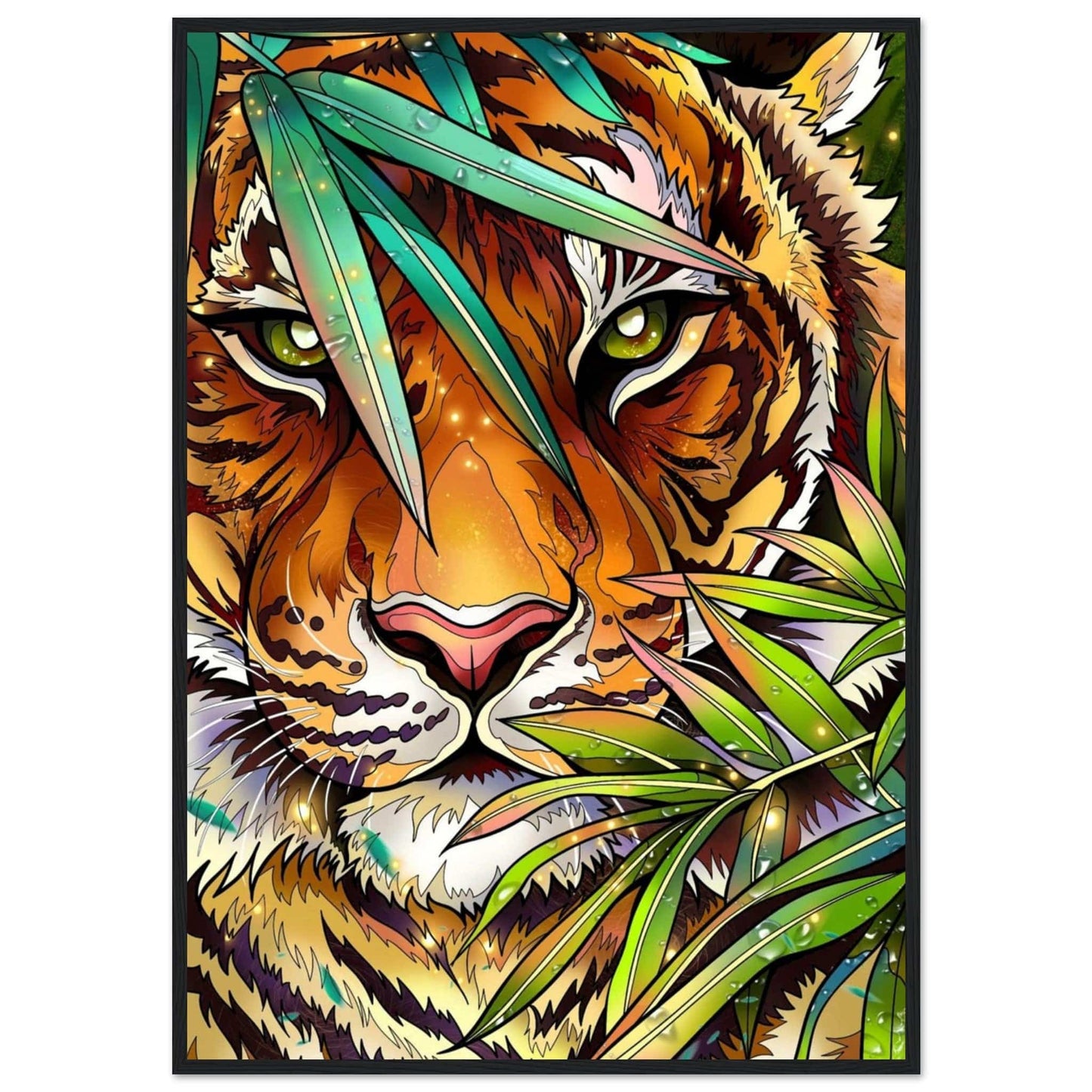 Canvanation Print Material 70x100 cm / 28x40″ Tableau Tigre