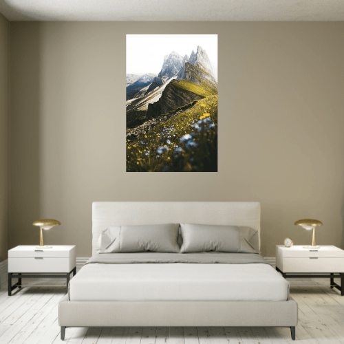 Gelato Print Material Affiche Relief Montagne