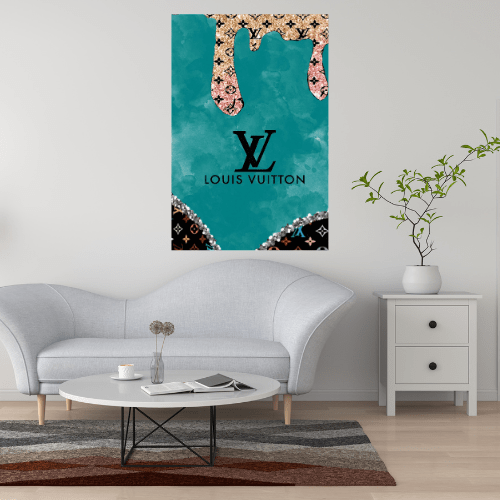 Gelato Print Material Affiche Louis Vuitton Bleu