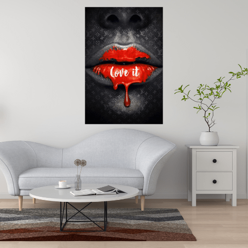 Gelato Print Material Affiche Louis Vuitton Love It