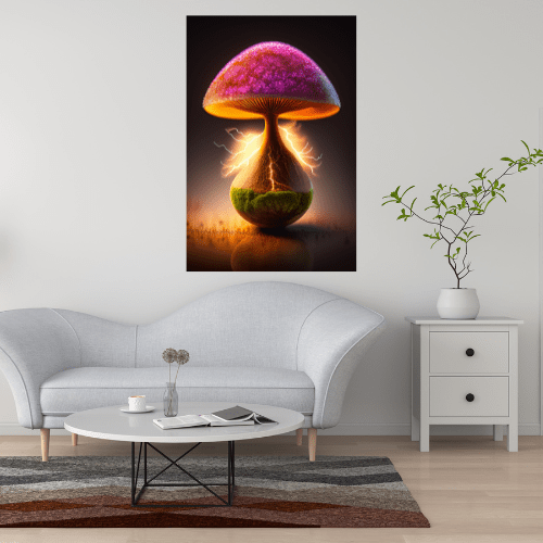 Gelato Print Material Affiche Avec Arbre En Relief