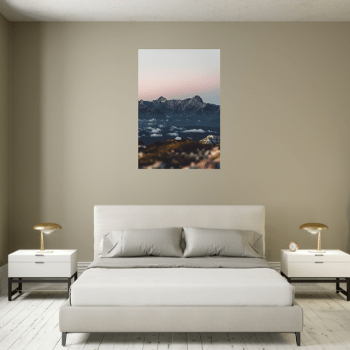 Gelato Print Material Peinture Montagne Abstrait