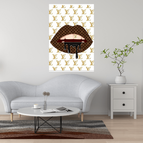 Gelato Print Material Affiche Louis Vuitton Levre