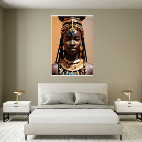 Gelato Print Material Affiche Africaine Moderne