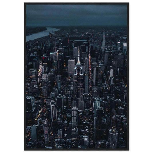 Gelato Print Material 70x100 cm / 28x40″ Tableau Ville New York De Nuit