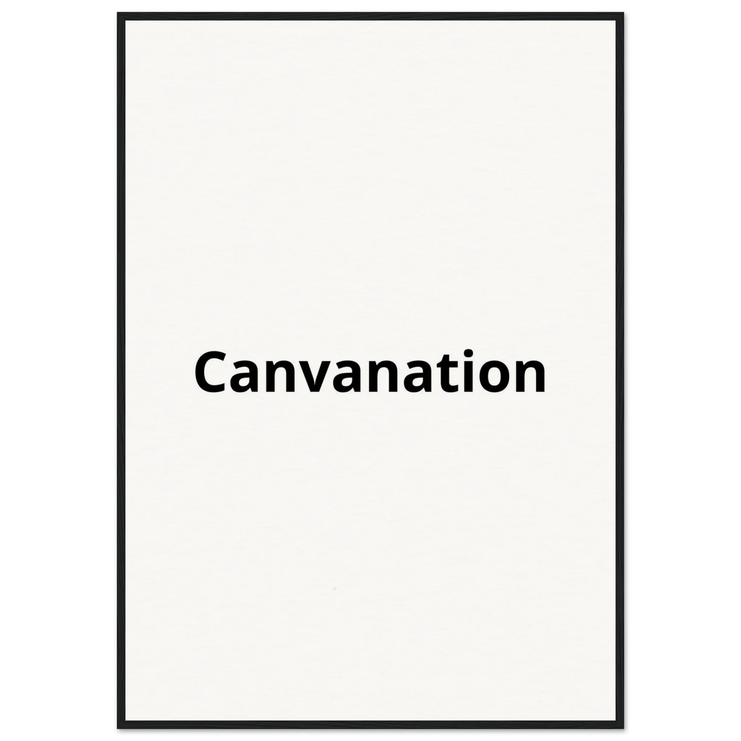 Canvanation Print Material 70x100 cm / 28x40″ / Cadre noir Tableau Personnalisé