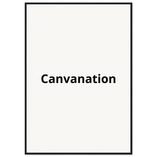 Canvanation Print Material 70x100 cm / 28x40″ / Cadre noir Tableau Personnalisé