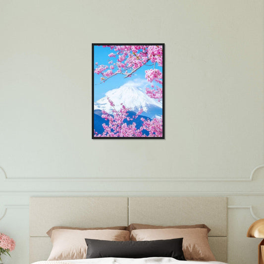 Canvanation Print Material 45x60 cm / 18x24″ Tableau Arbre Fleurs De Cerisier Mont