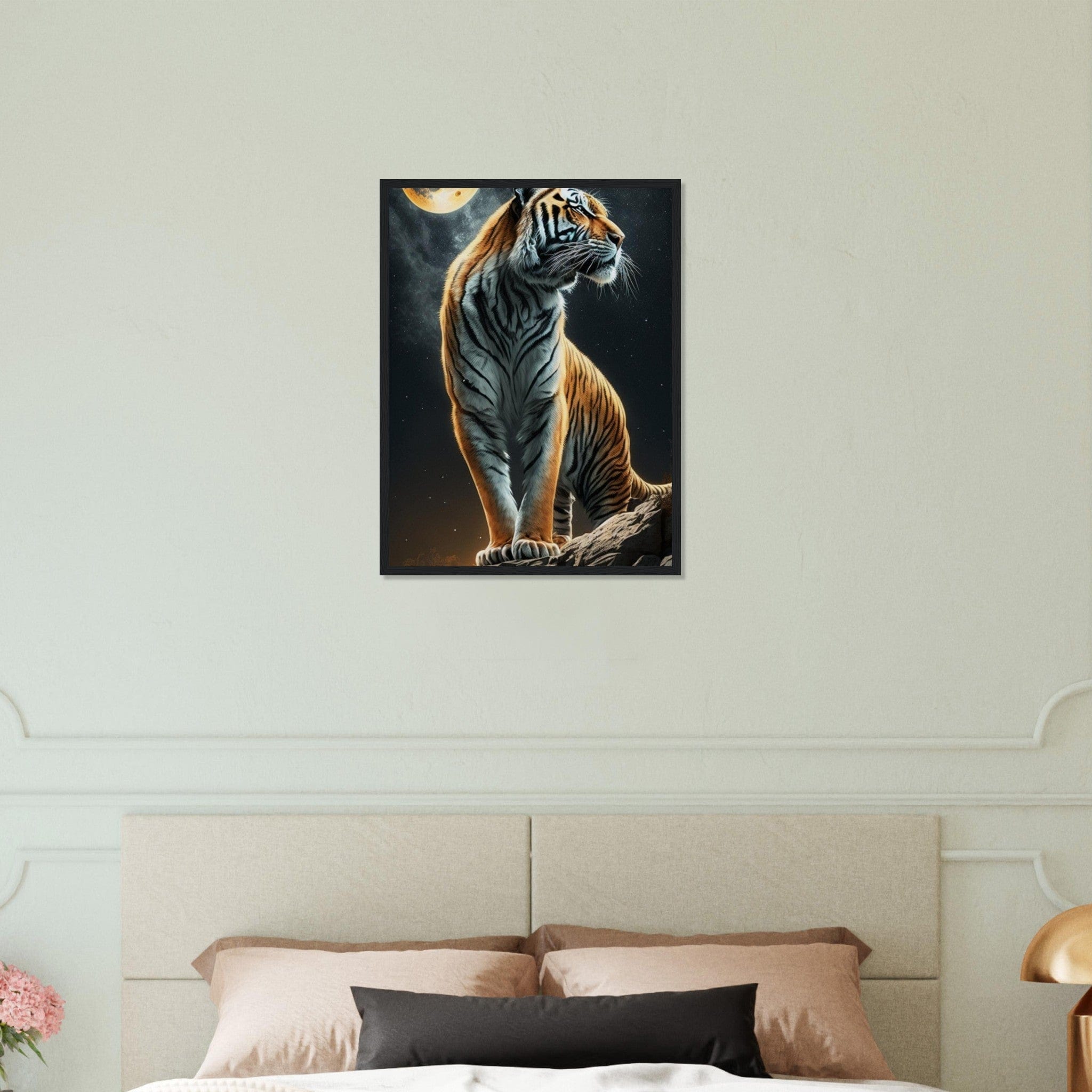 Canvanation Print Material Tableau Tigre Couleur