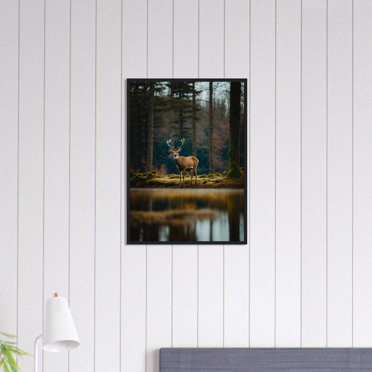 Canvanation Print Material 50x70 cm / 20x28″ Tableau Cerf L’Éclat de l’Automne