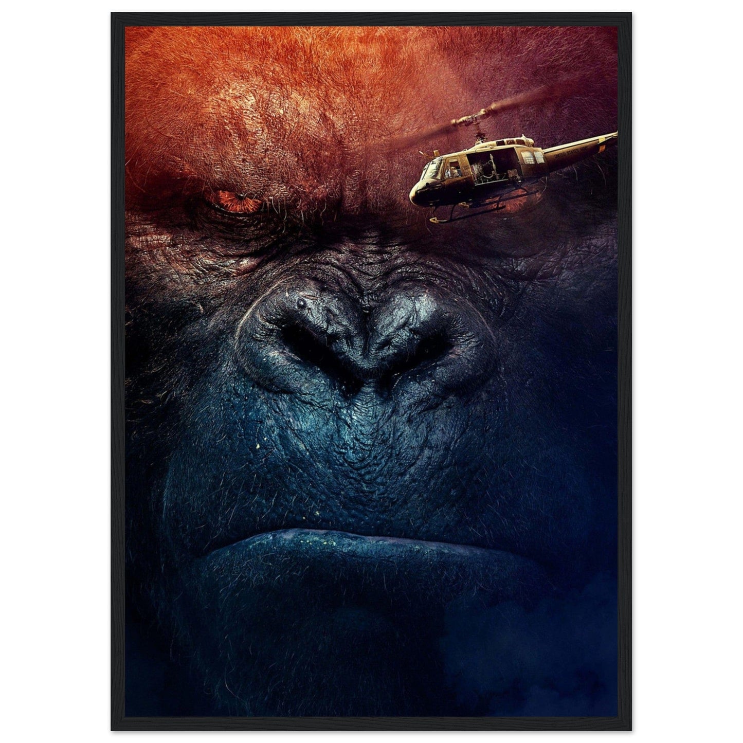 Canvanation Print Material 50x70 cm / 20x28″ Cadre Gorille