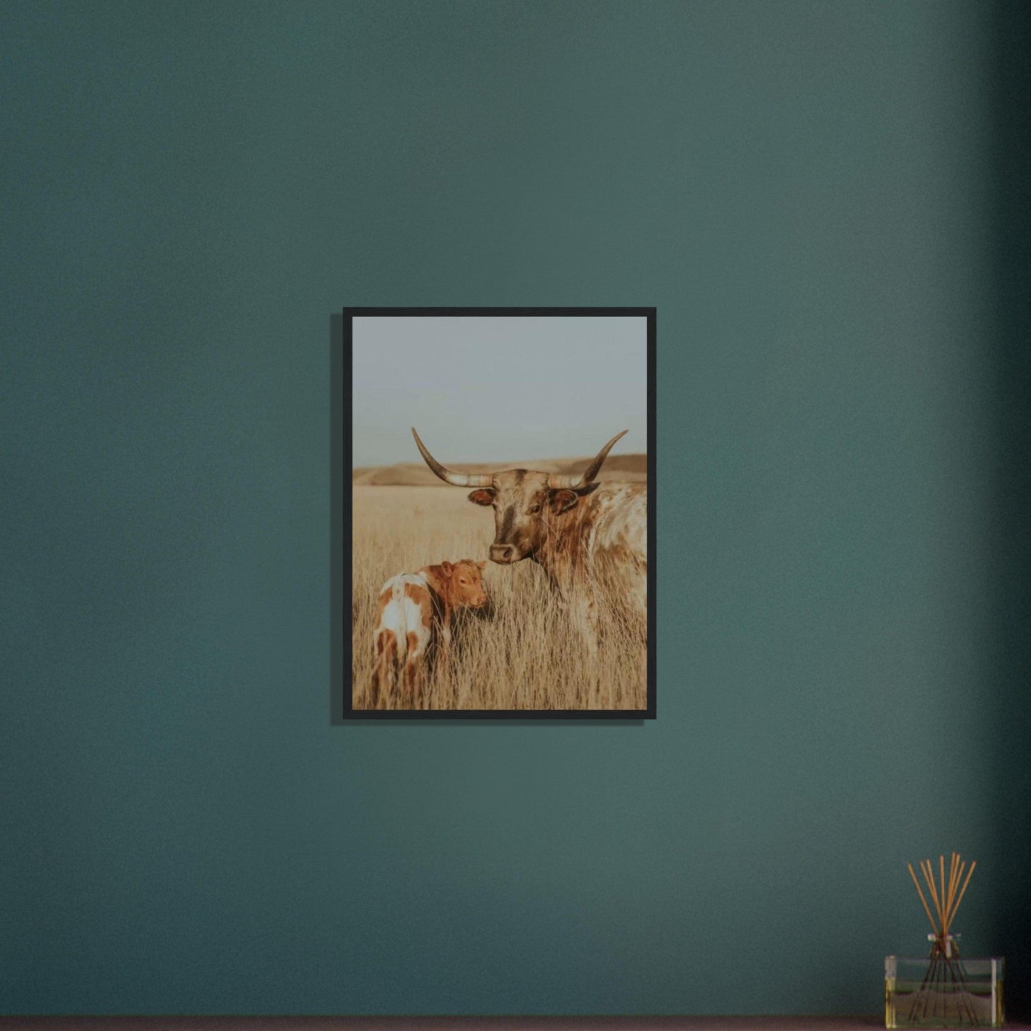 Canvanation Print Material Tableau Vache Gasconne