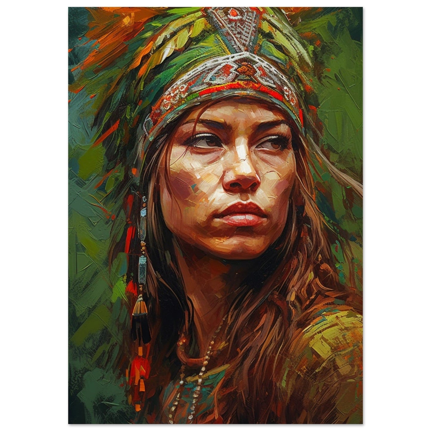 Gelato Print Material A1 (59.4 x 84.1  cm) Portrait Femme Peinture Classique