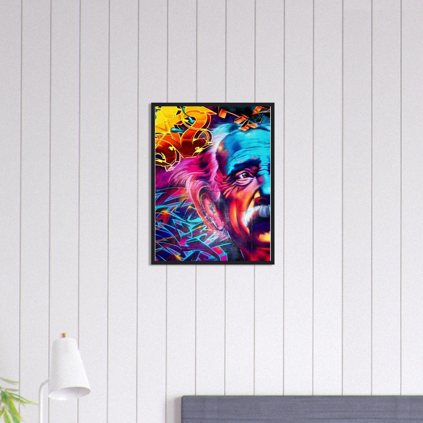 Canvanation Print Material 45x60 cm / 18x24″ Tableau Street Art Einstein