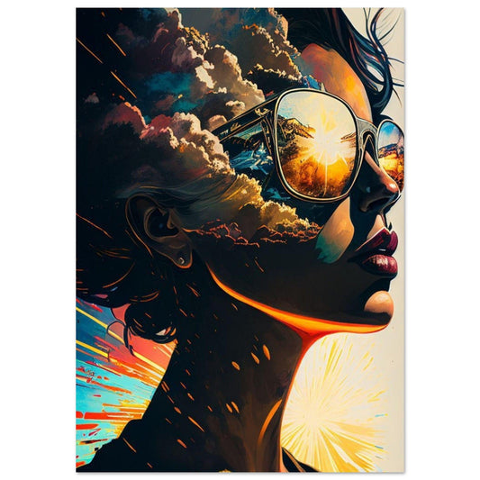 Gelato Print Material A1 (59.4 x 84.1  cm) Poster Portrait Femme Ia
