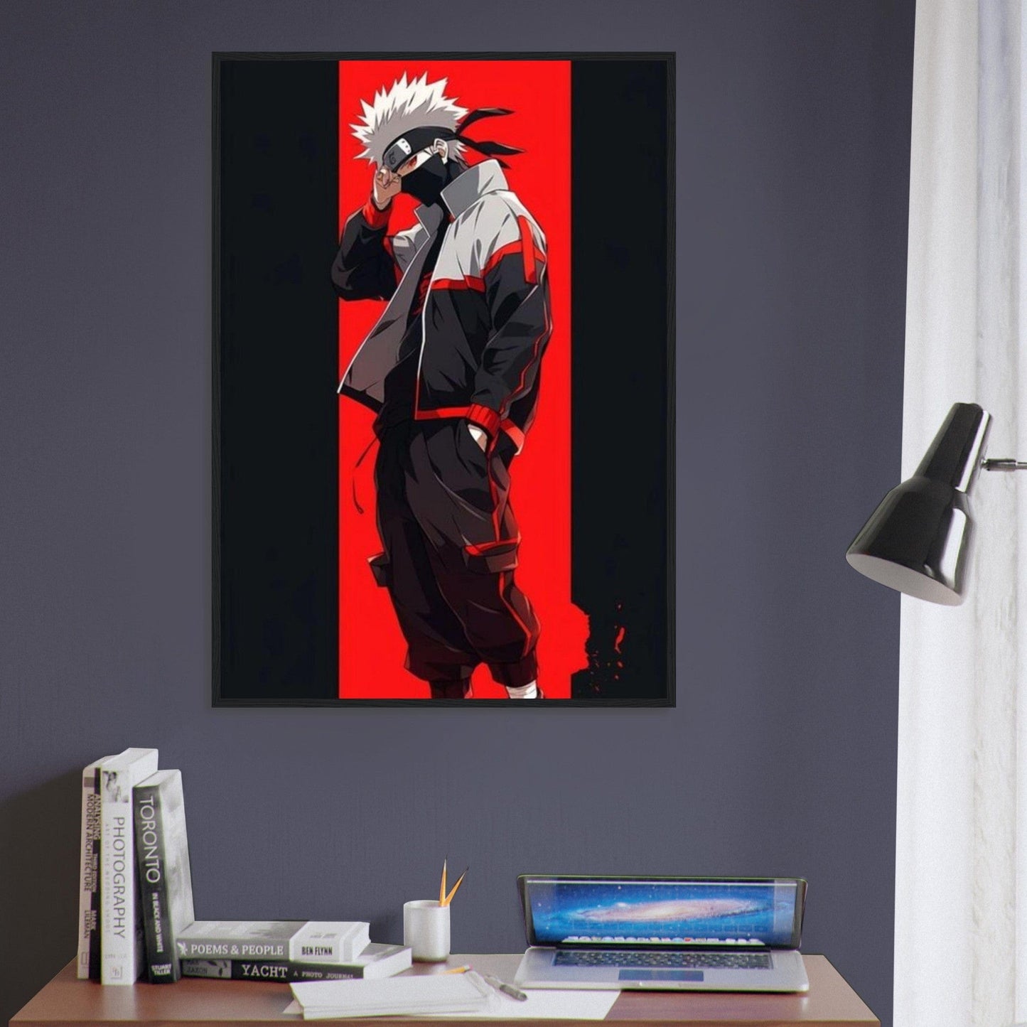 Canvanation Print Material Tableau Naruto Kakashi Hatake Kapi