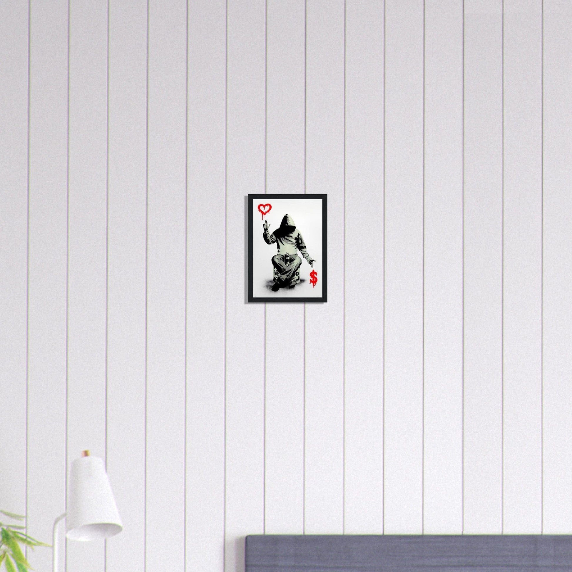 Canvanation Print Material A4 21x29.7 cm / 8x12″ Tableau Street Art Banksy