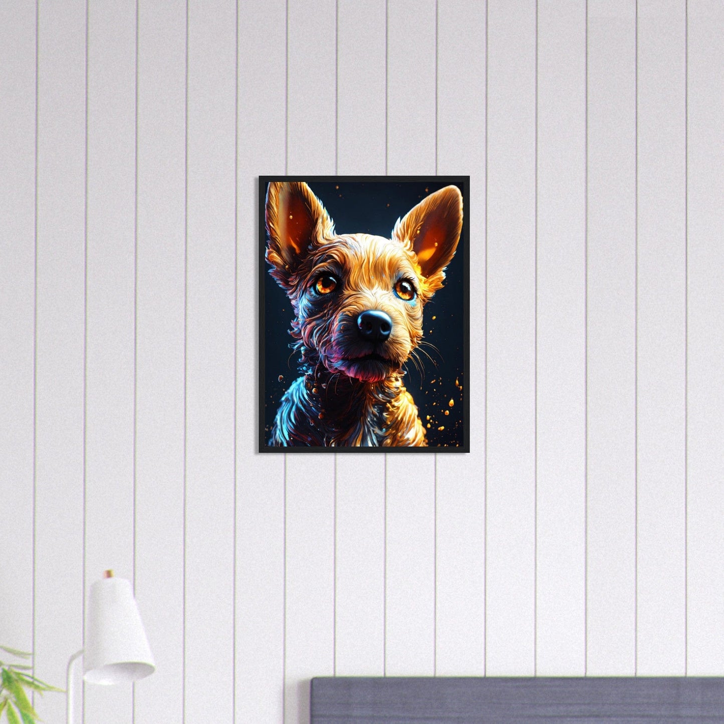 Canvanation Print Material 45x60 cm / 18x24″ Tableau Chien Force Tranquille