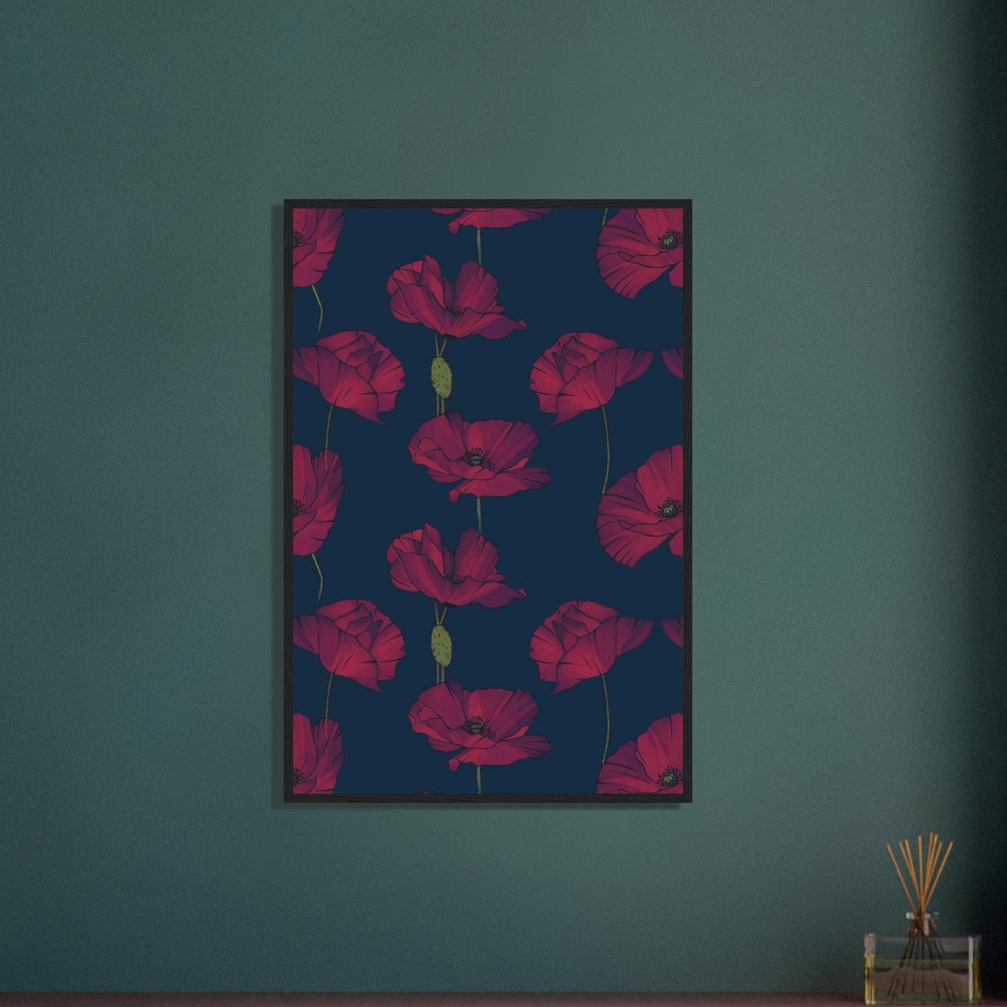 Canvanation Print Material Tableau De Coquelicot