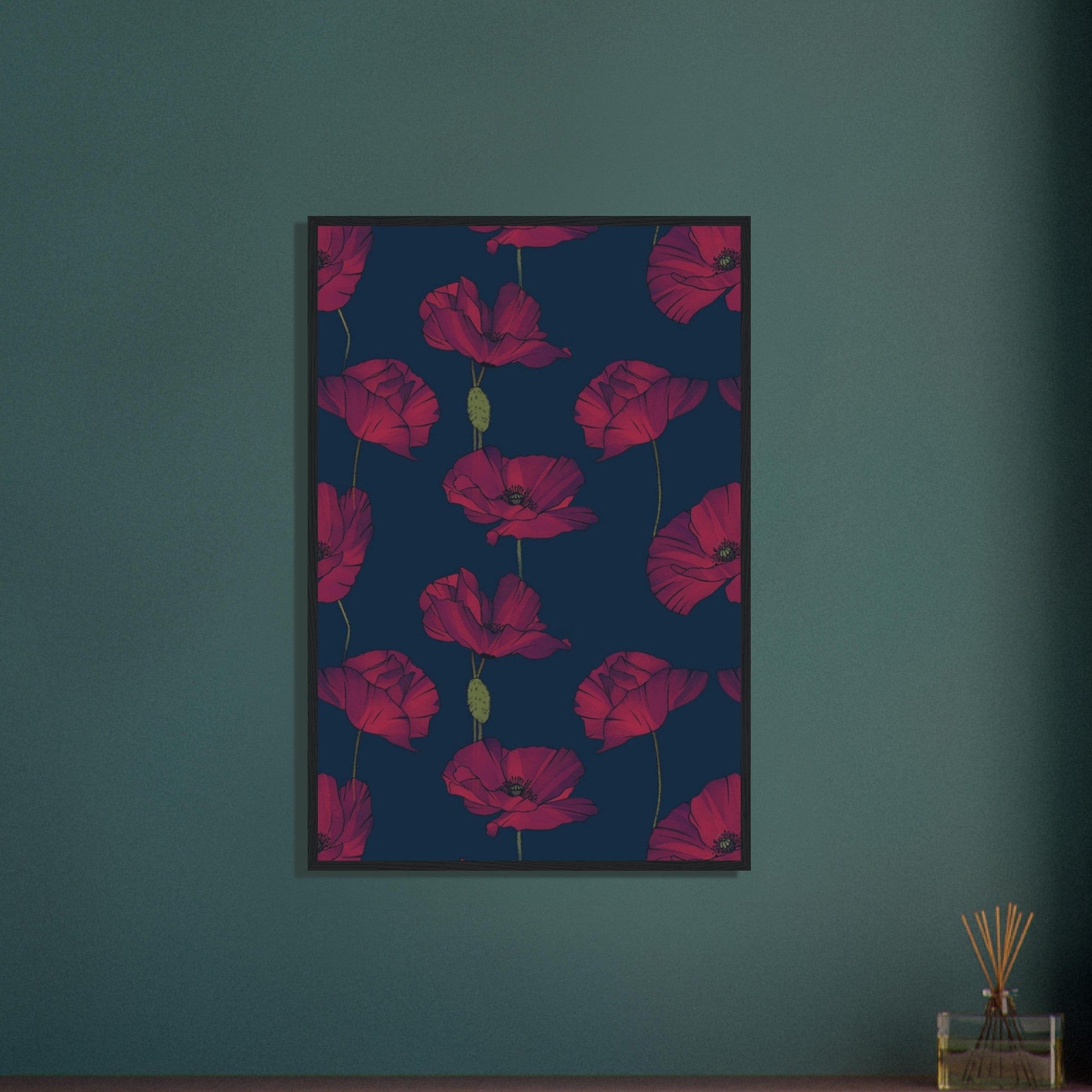 Canvanation Print Material Tableau De Coquelicot