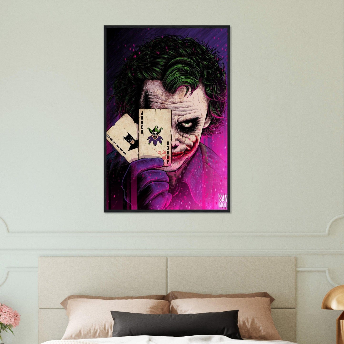 Canvanation Print Material 60x90 cm / 24x36″ Tableau Joker Pop Art Batman
