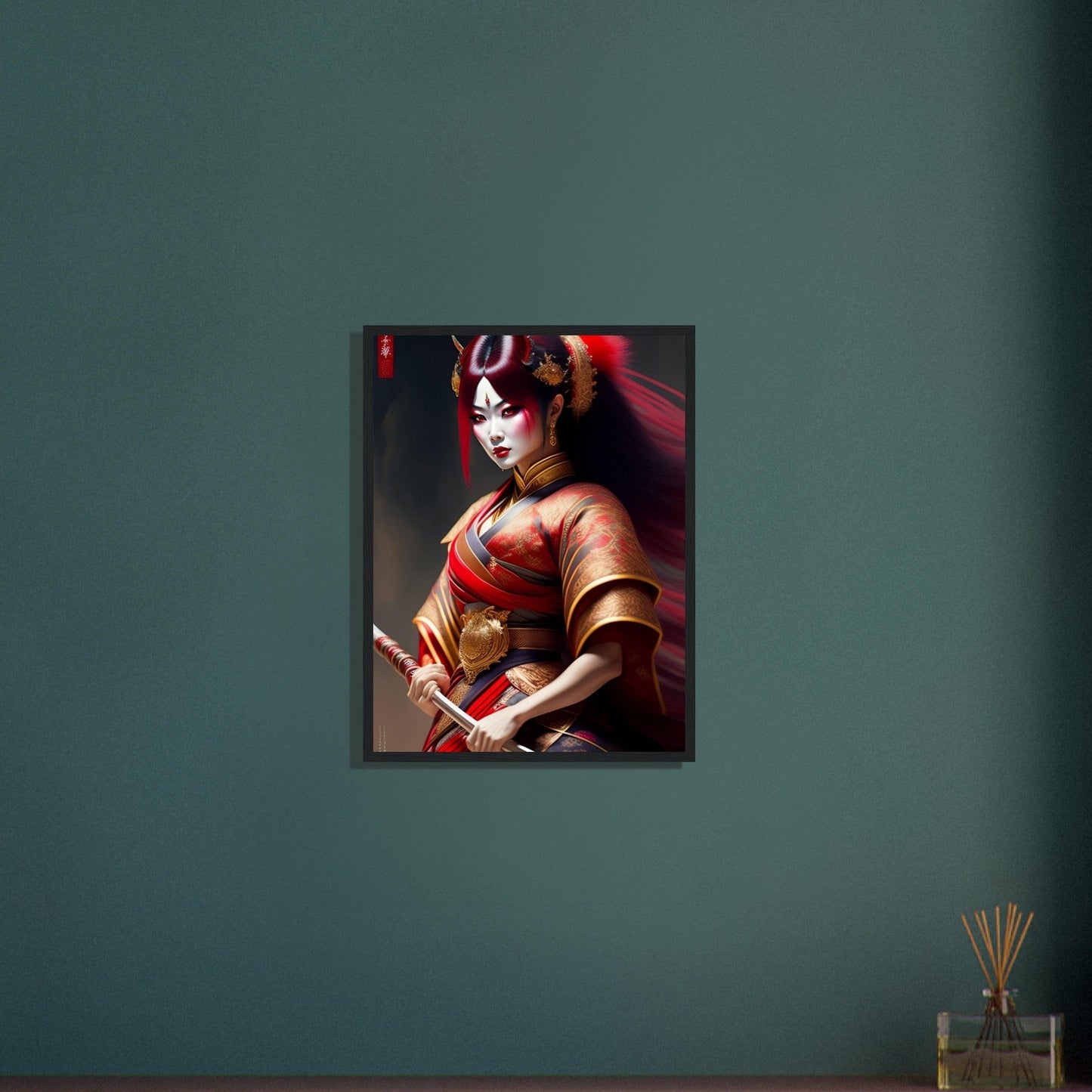 Canvanation Print Material Tableau Japon Geisha Horreur Kimono