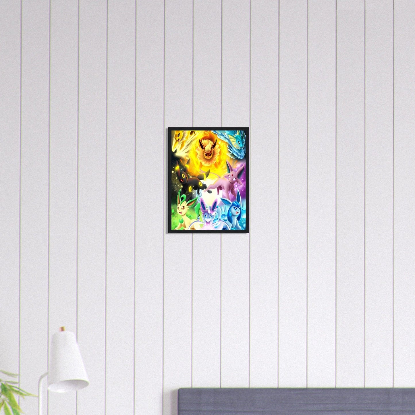 Canvanation Print Material 30x40 cm / 12x16″ Tableau Personnages Pokémon - Chambre Enfant