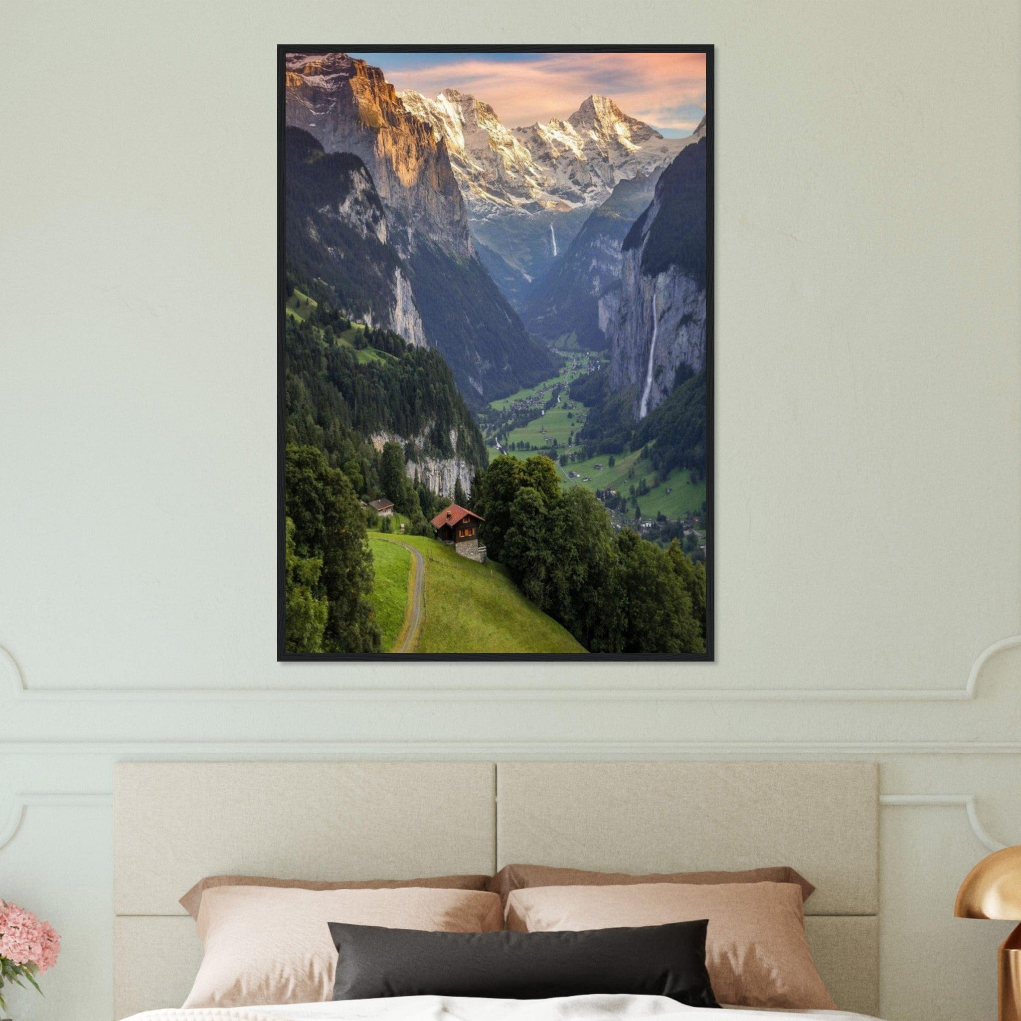 Canvanation Print Material 70x100 cm / 28x40″ Tableau Peinture Acrylique Montagne