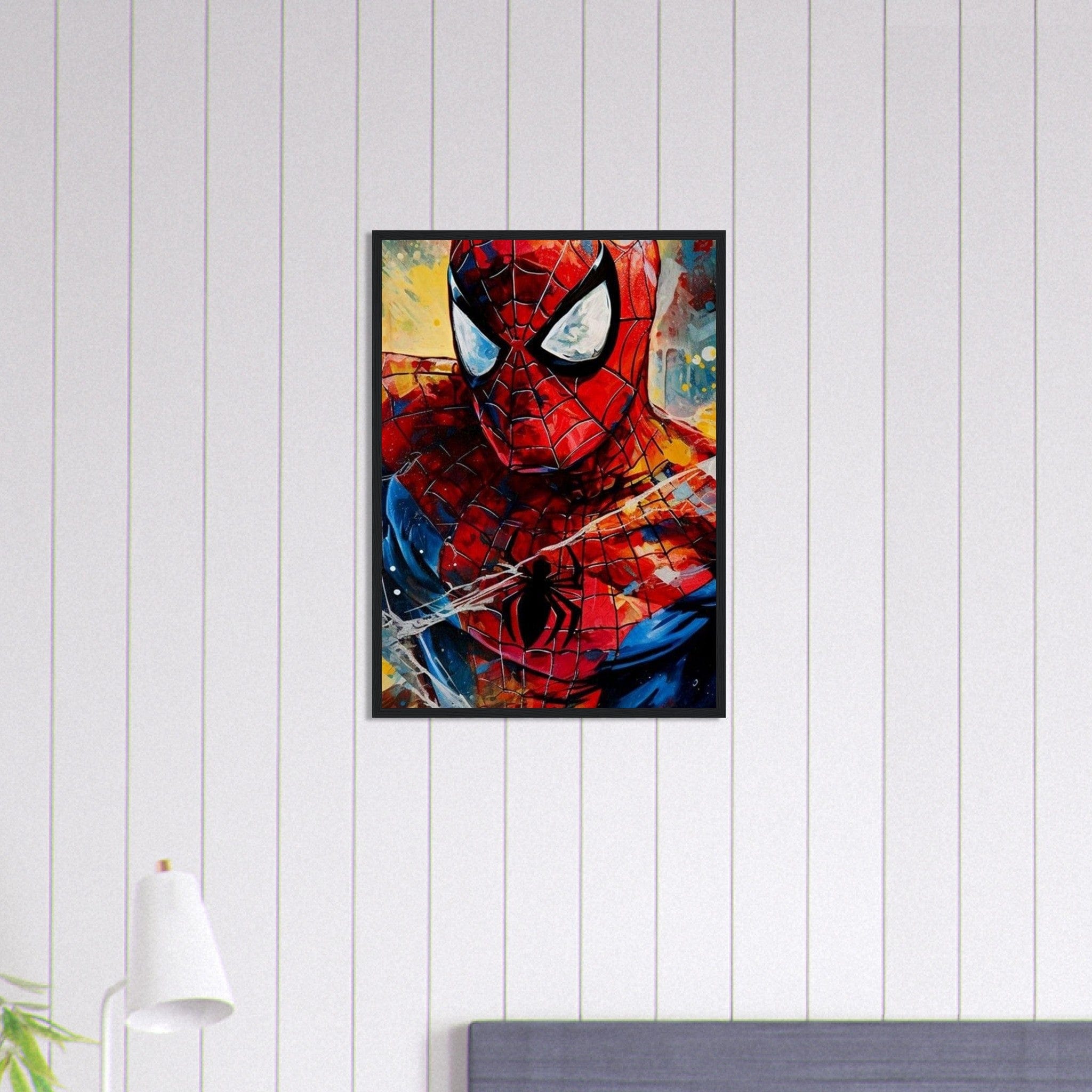 Canvanation Print Material 50x70 cm / 20x28″ Tableau Street Art Spideman Graffiti