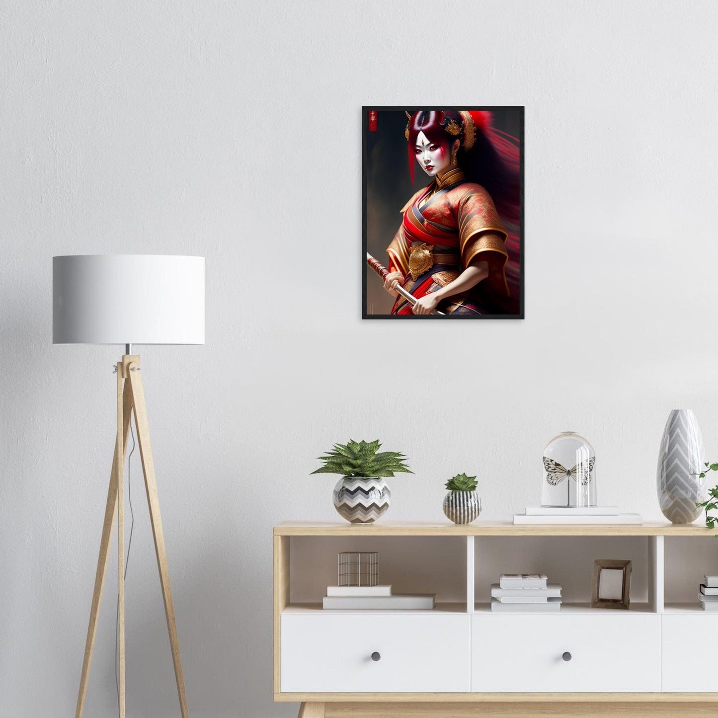 Canvanation Print Material Tableau Japon Geisha Horreur Kimono