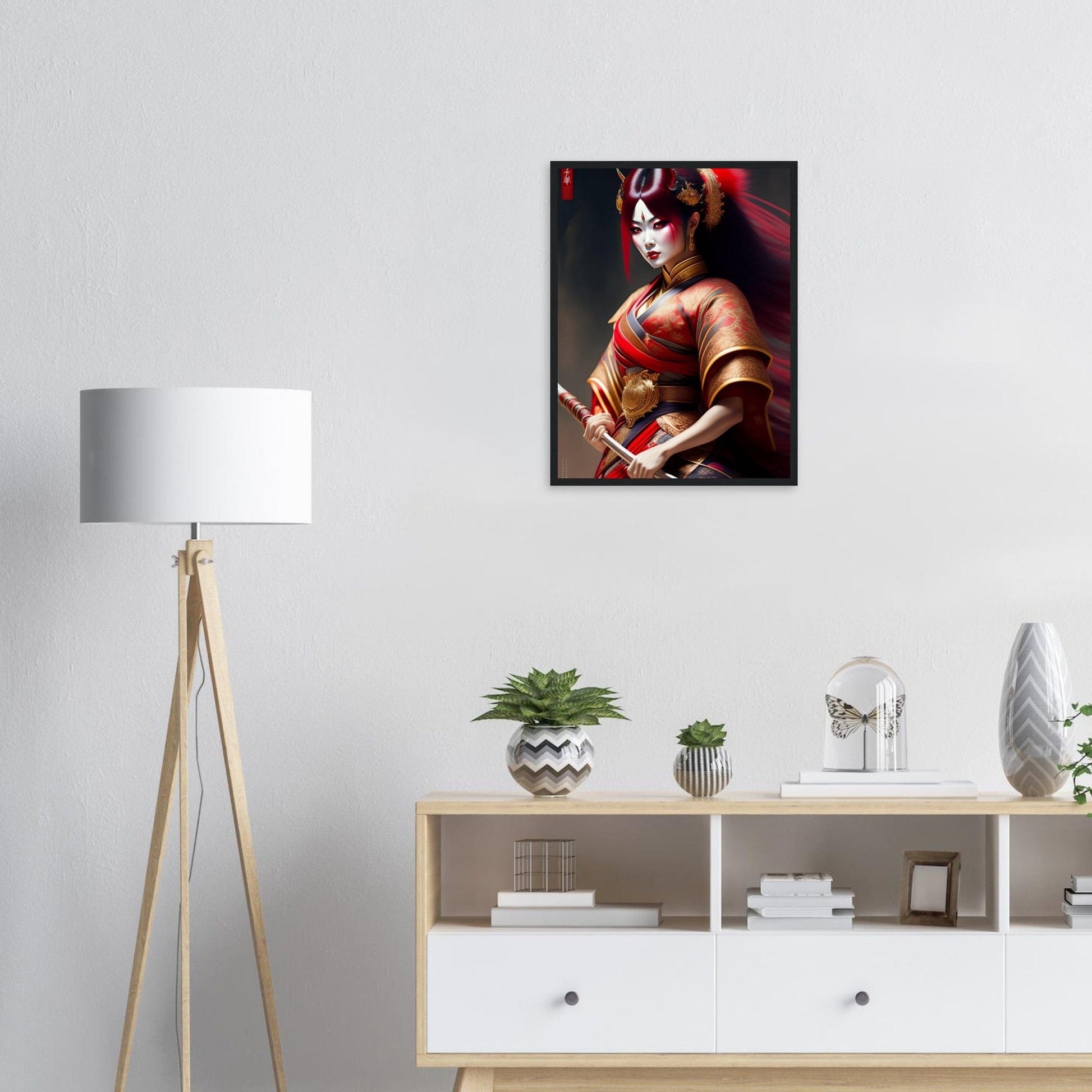 Canvanation Print Material Tableau Japon Geisha Horreur Kimono