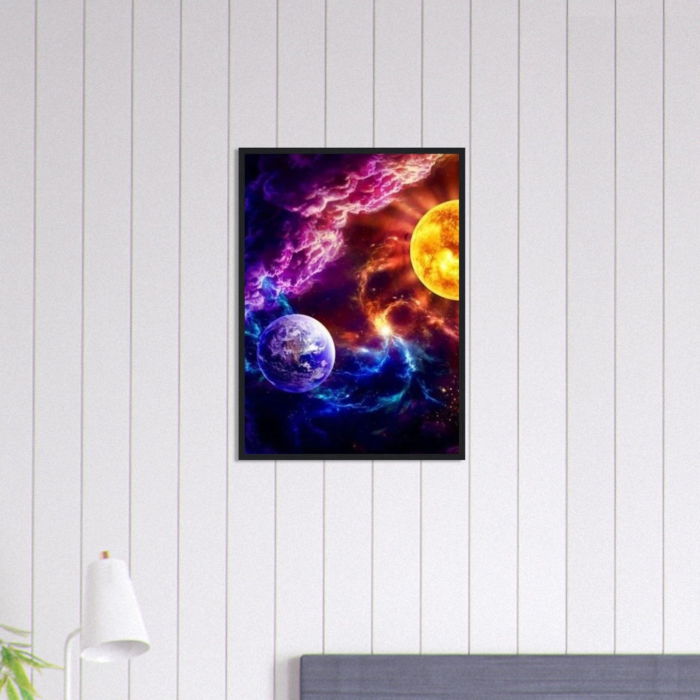 Canvanation Print Material 50x70 cm / 20x28″ Tableau Planete Éclats d'Étoiles