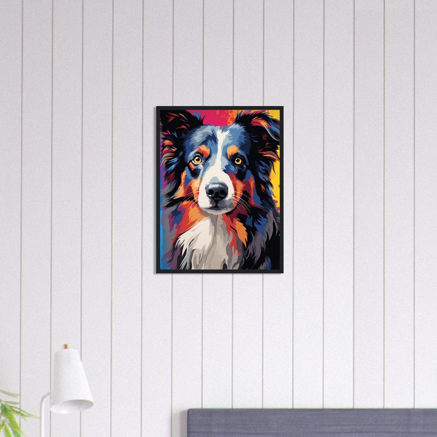 Canvanation Print Material 45x60 cm / 18x24″ Tableau Chien - Joie inconditionnelle