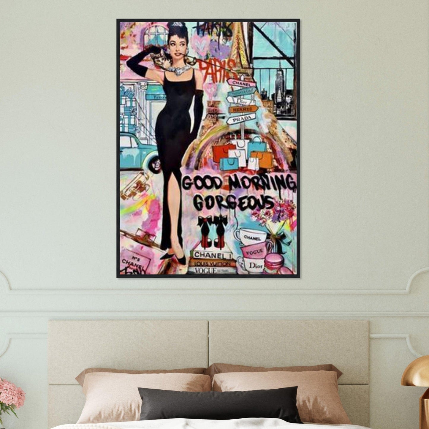 Canvanation Print Material 70x100 cm / 28x40″ Tableau Street Art Vibrations Urbaines