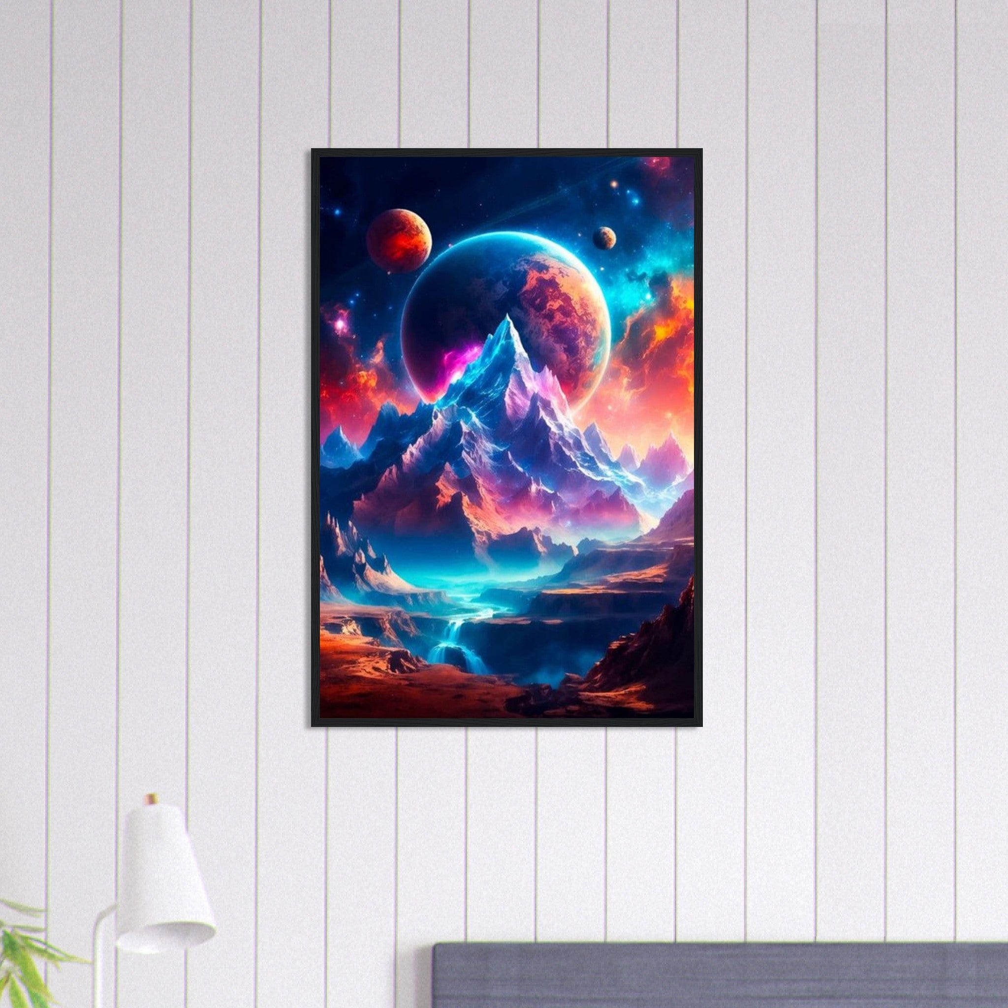 Canvanation Print Material 60x90 cm / 24x36″ Tableau Planete Galaxie en Éveil