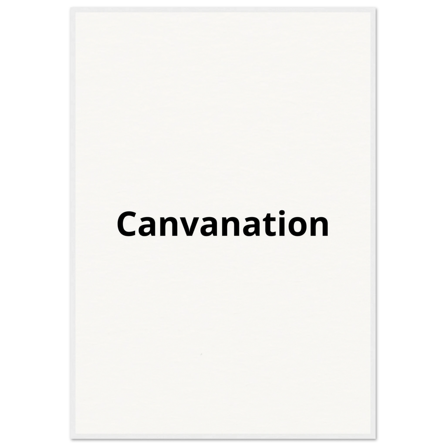 Canvanation Print Material 70x100 cm / 28x40″ / Cadre blanc Tableau Personnalisé
