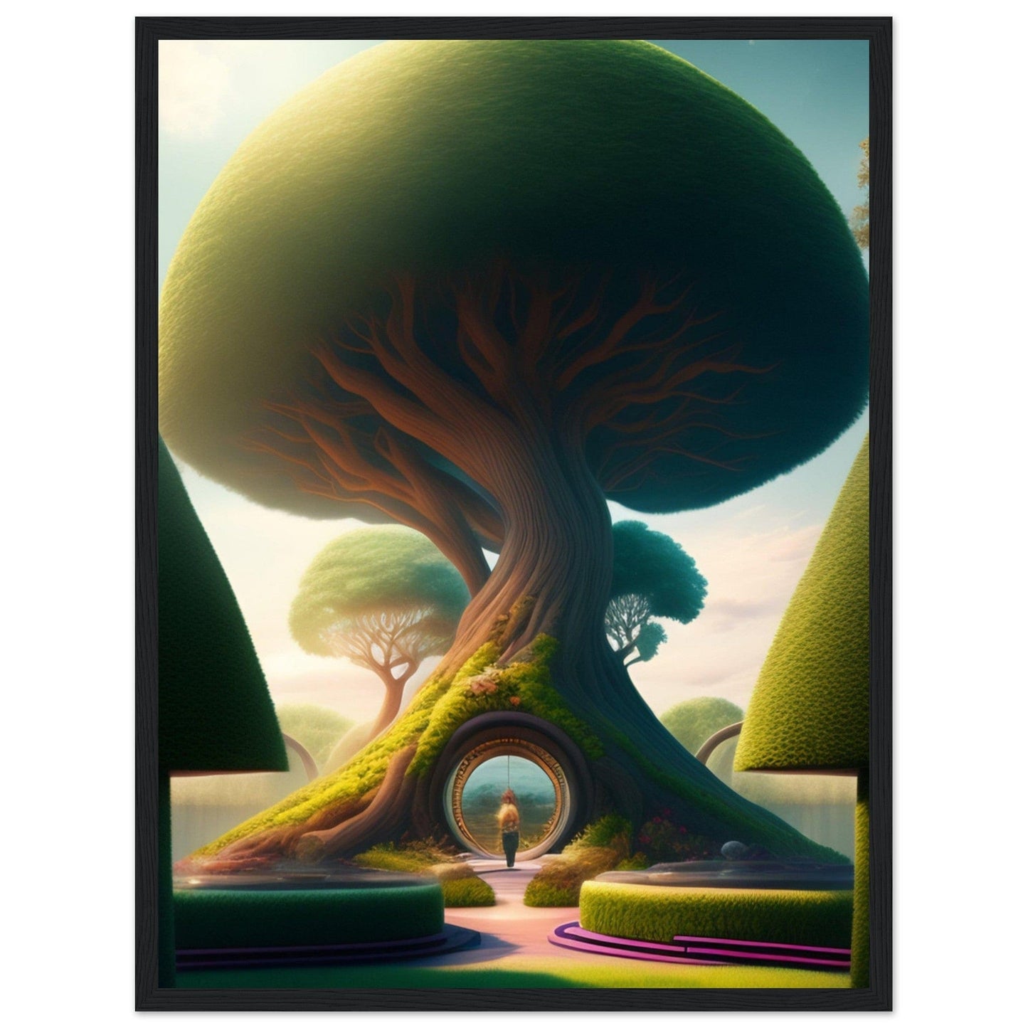 Canvanation Print Material Tableau Arbre De Vie Nature