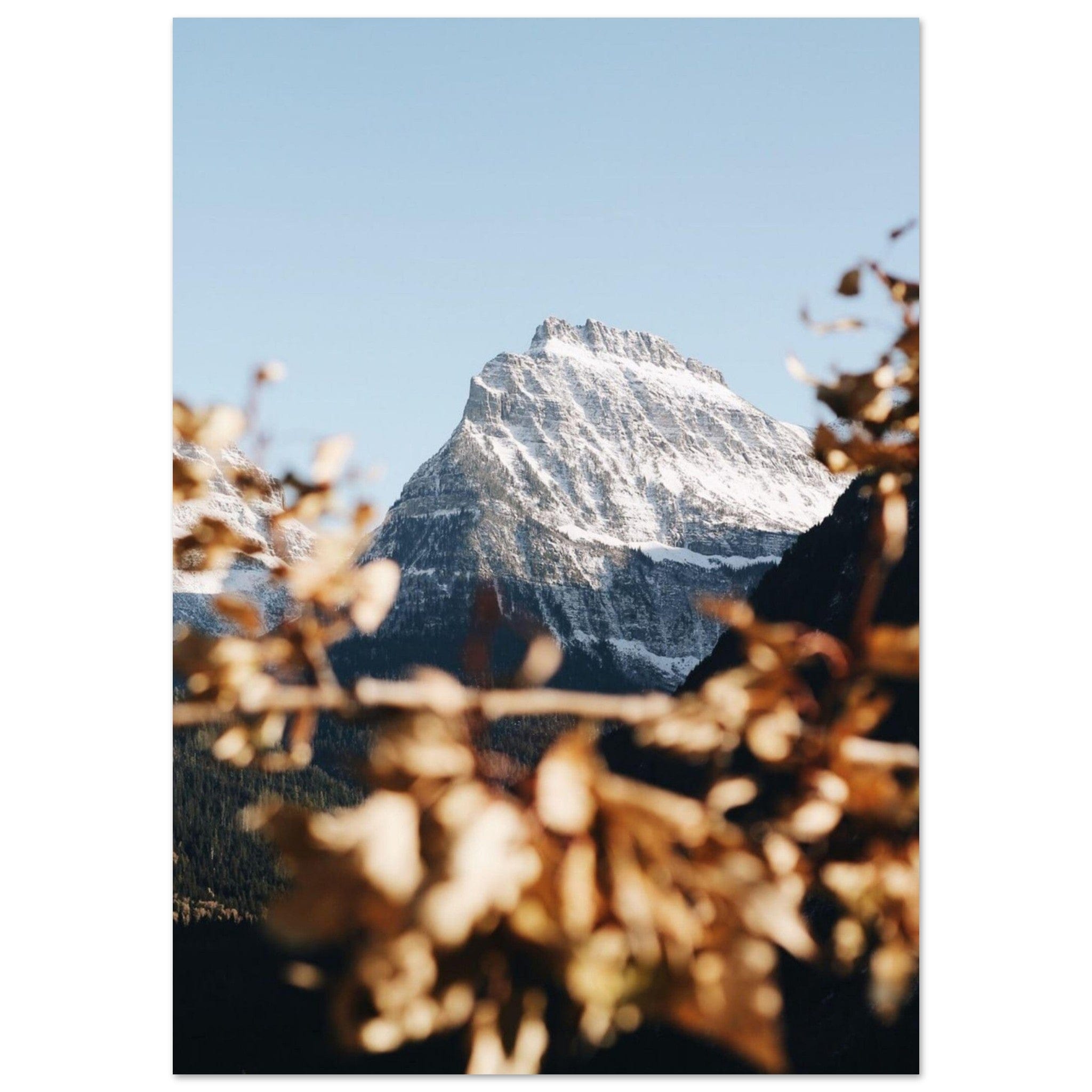 Gelato Print Material A1 (59.4 x 84.1 cm) Peinture Montagne Moderne