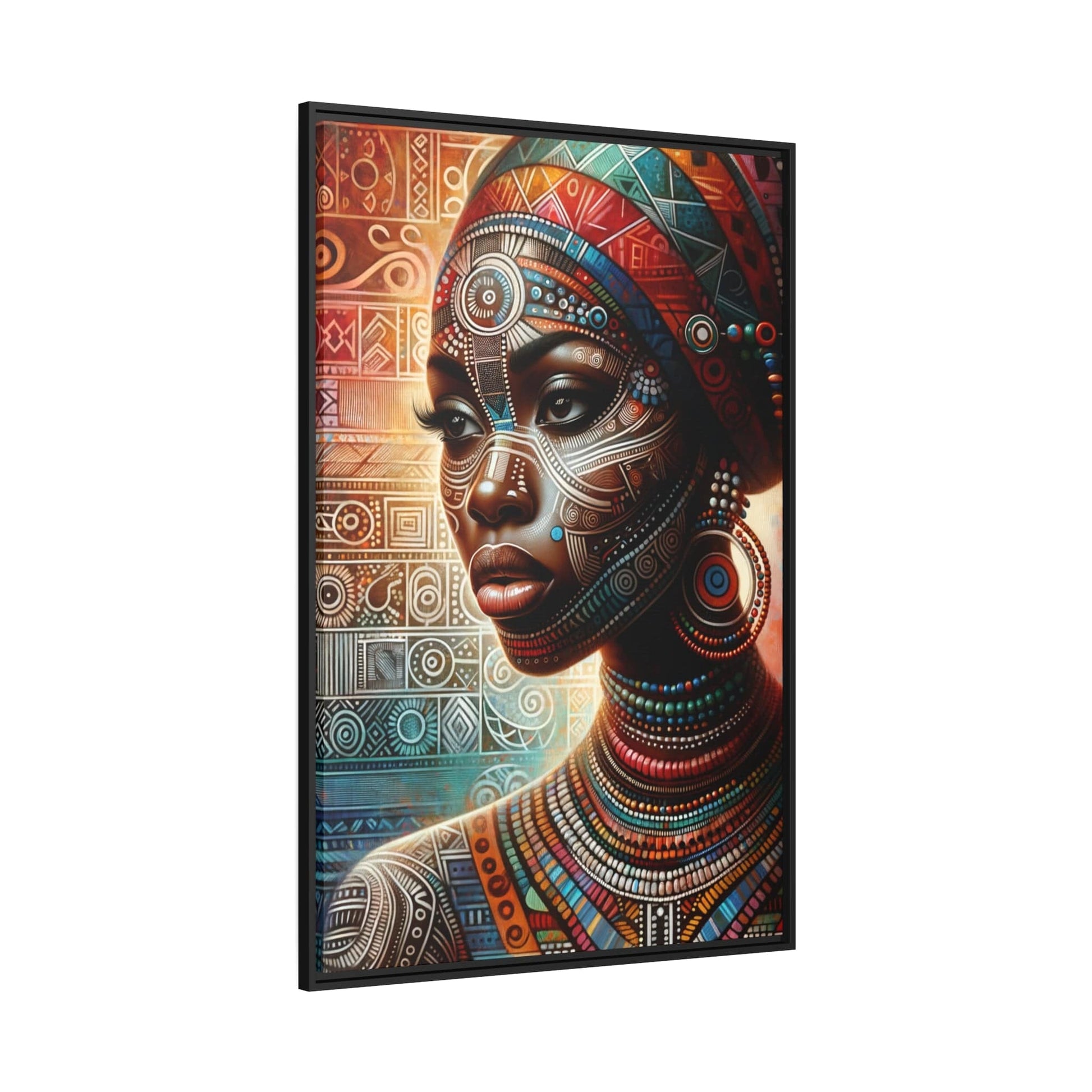 Printify Canvas Tableau "Femmes africaines: Puissance, Beauté et Résilience"