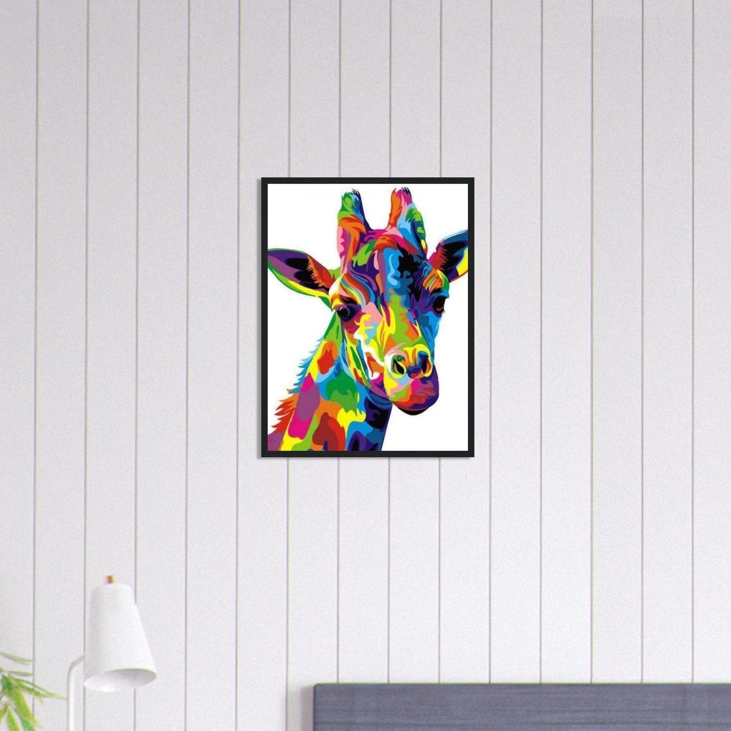 Gelato Print Material Tableau Tete De Girafe