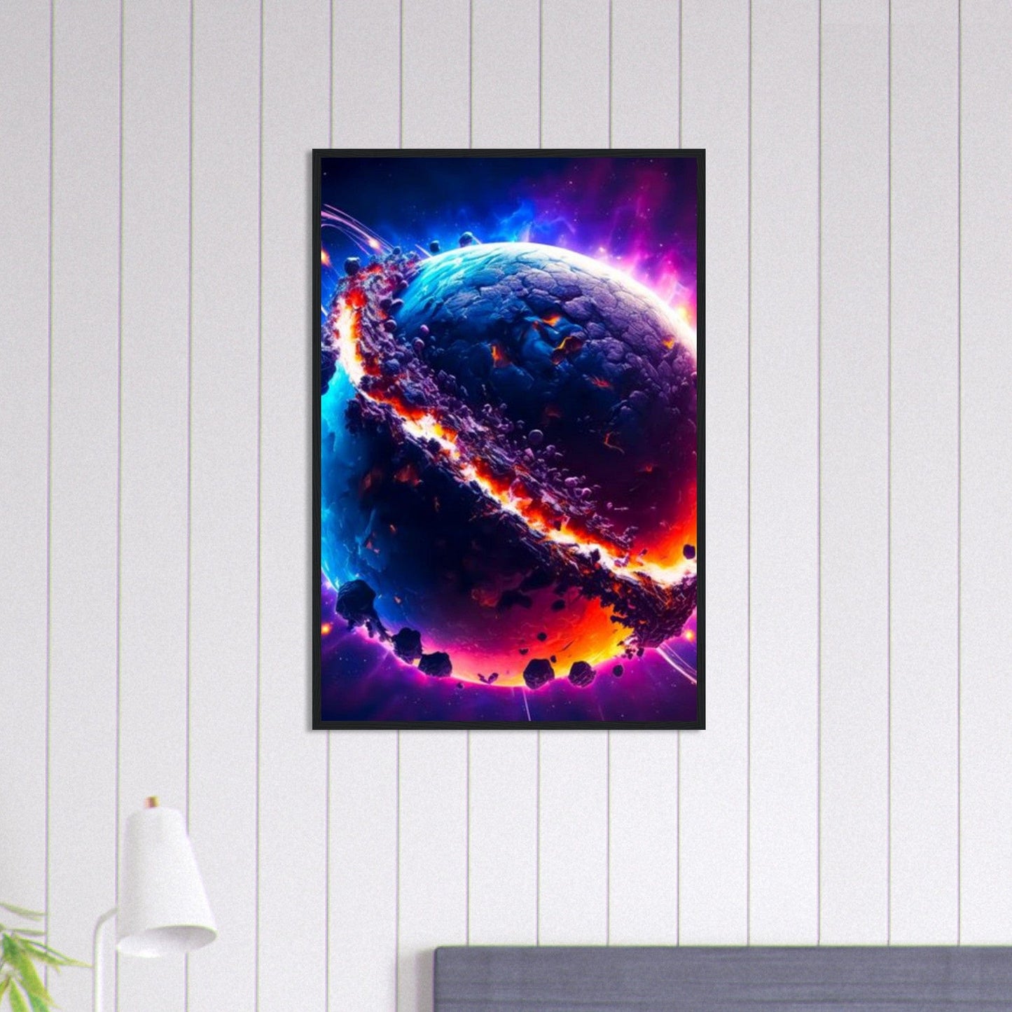 Canvanation Print Material 60x90 cm / 24x36″ Tableau Planete Nuit Étoilée Infinita