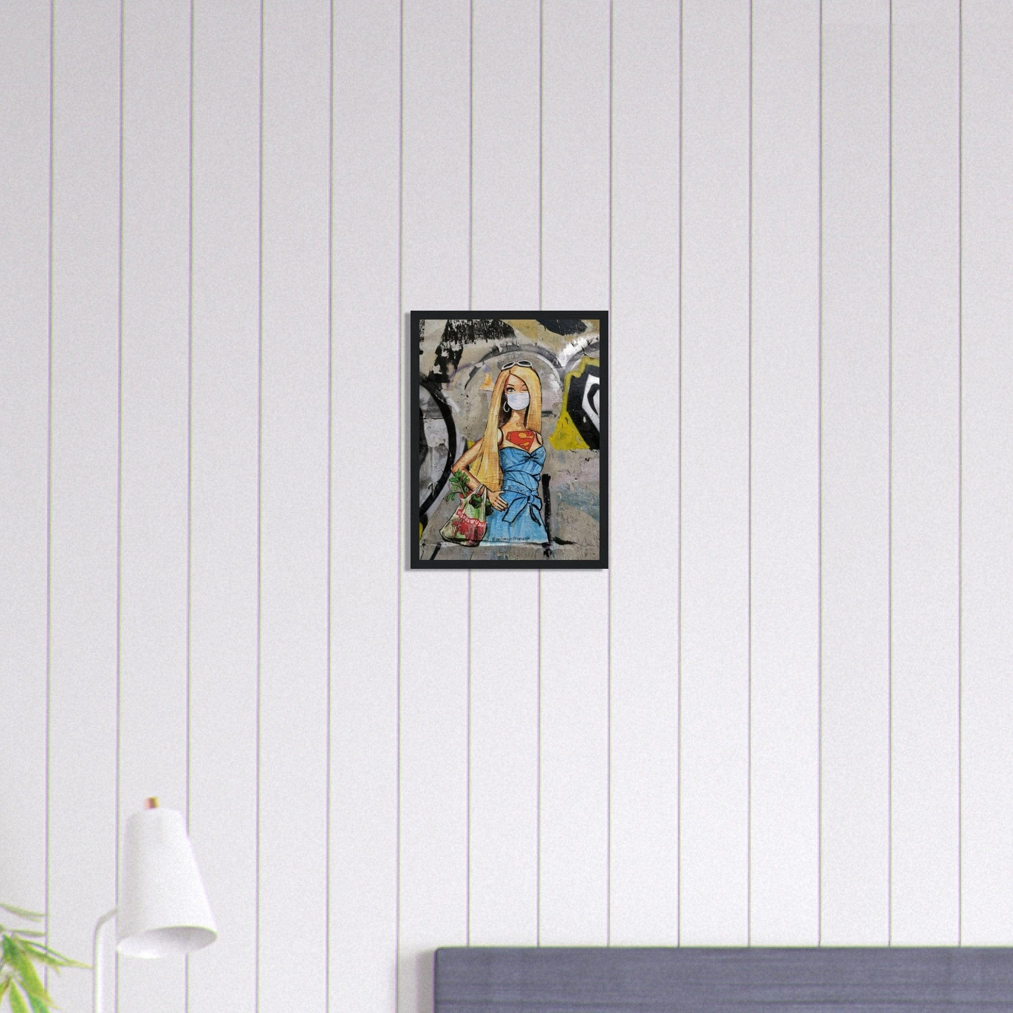 Canvanation Print Material 30x40 cm / 12x16″ Tableau Graffiti Barbie