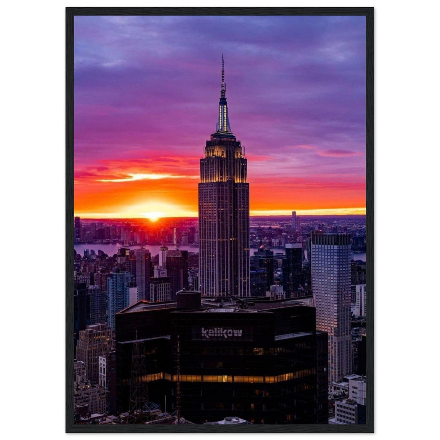 Gelato Print Material 50x70 cm / 20x28″ Tableau Coucher De Soleil Monet