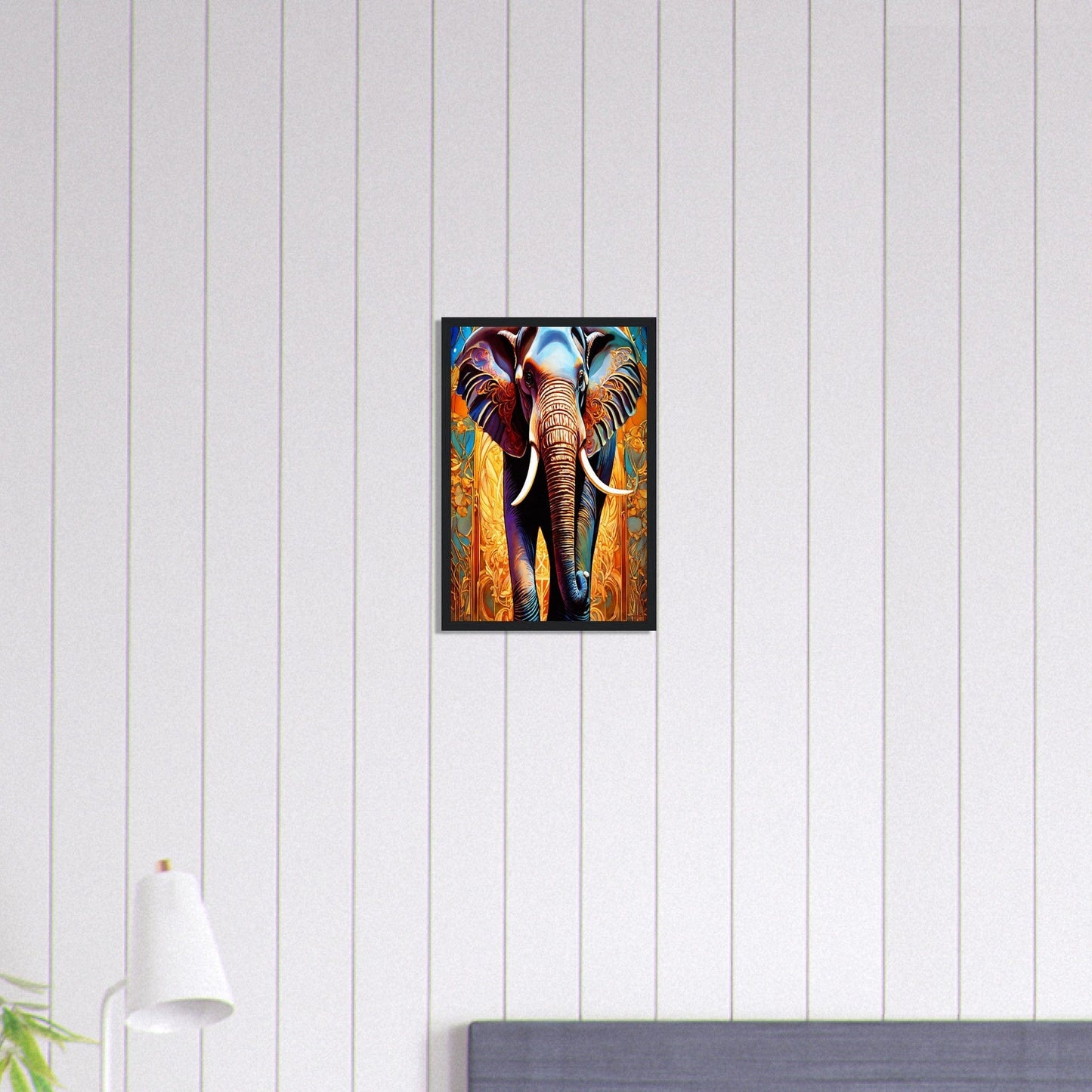 Canvanation Print Material 30x45 cm / 12x18″ Tableau Elephant Silence Éloquent