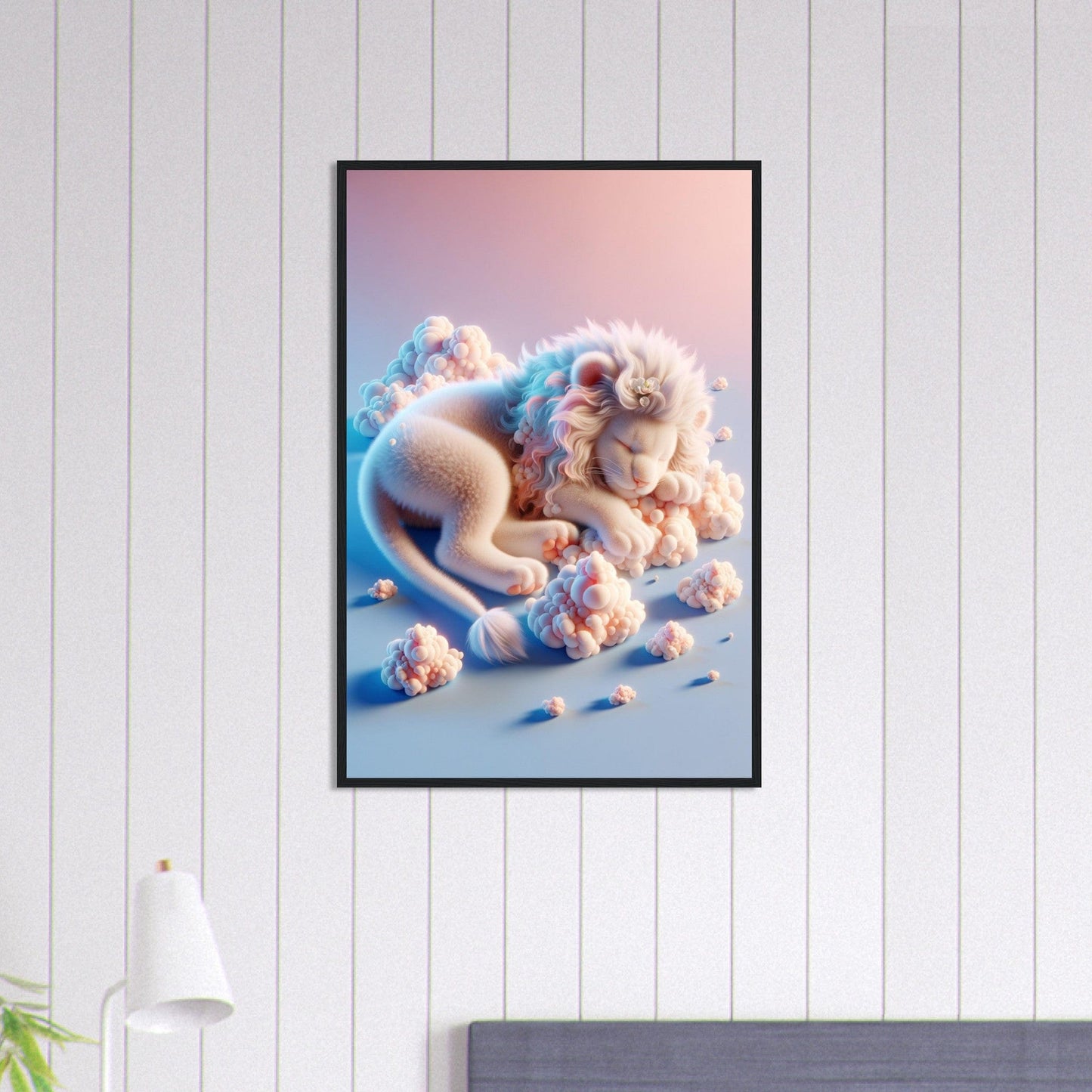 Canvanation Print Material 60x90 cm / 24x36″ Tableau Lionceau Héritier du Trône