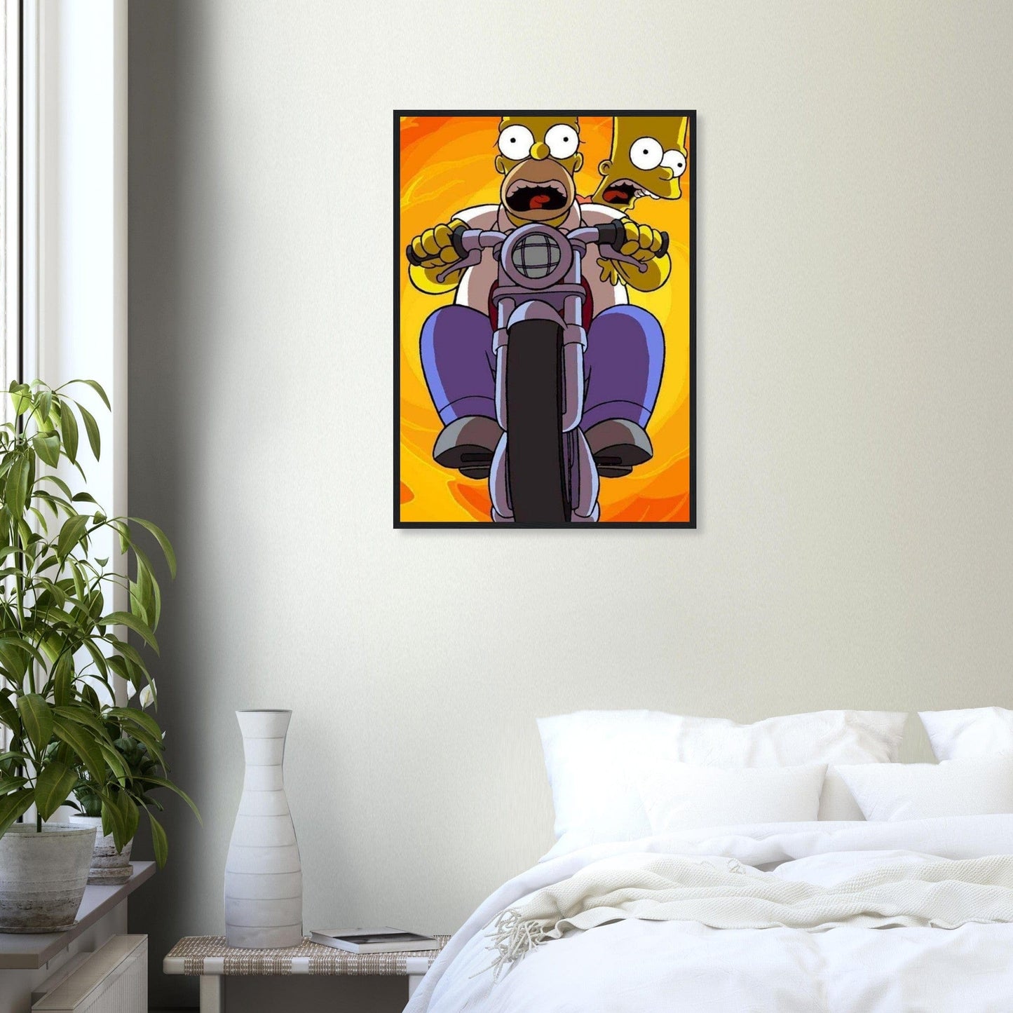 Canvanation Print Material 50x70 cm / 20x28″ / Tableau Poster Et Tableau Bart Et Homer