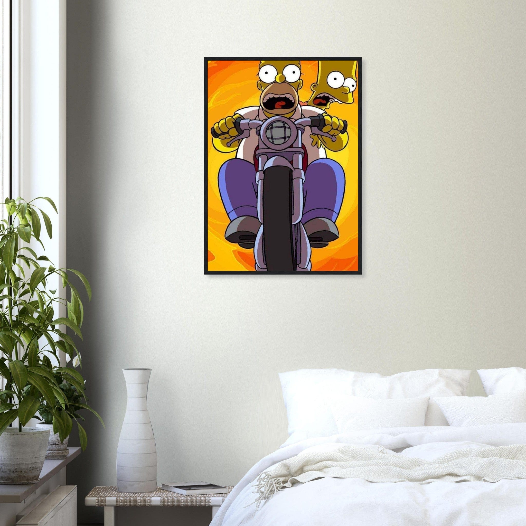 Canvanation Print Material 50x70 cm / 20x28″ / Tableau Poster Et Tableau Bart Et Homer
