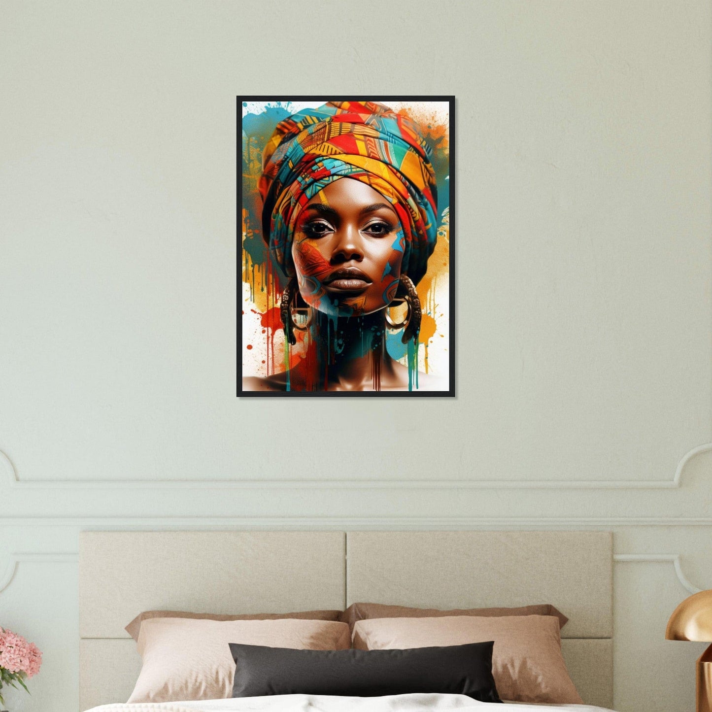 Canvanation Print Material 50x70 cm / 20x28″ peinture ethnique africaine